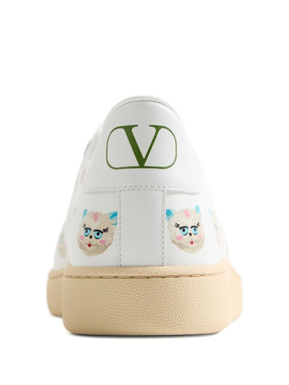 ROYCO SNEAKER IN NAPPA CALFSKIN WITH LE CHAT DE LA MAISON MOTIF - 6