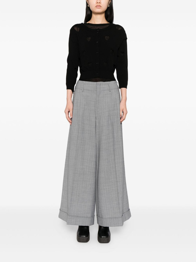 Comme Des Garçons pinstripe wide-leg trousers outlook