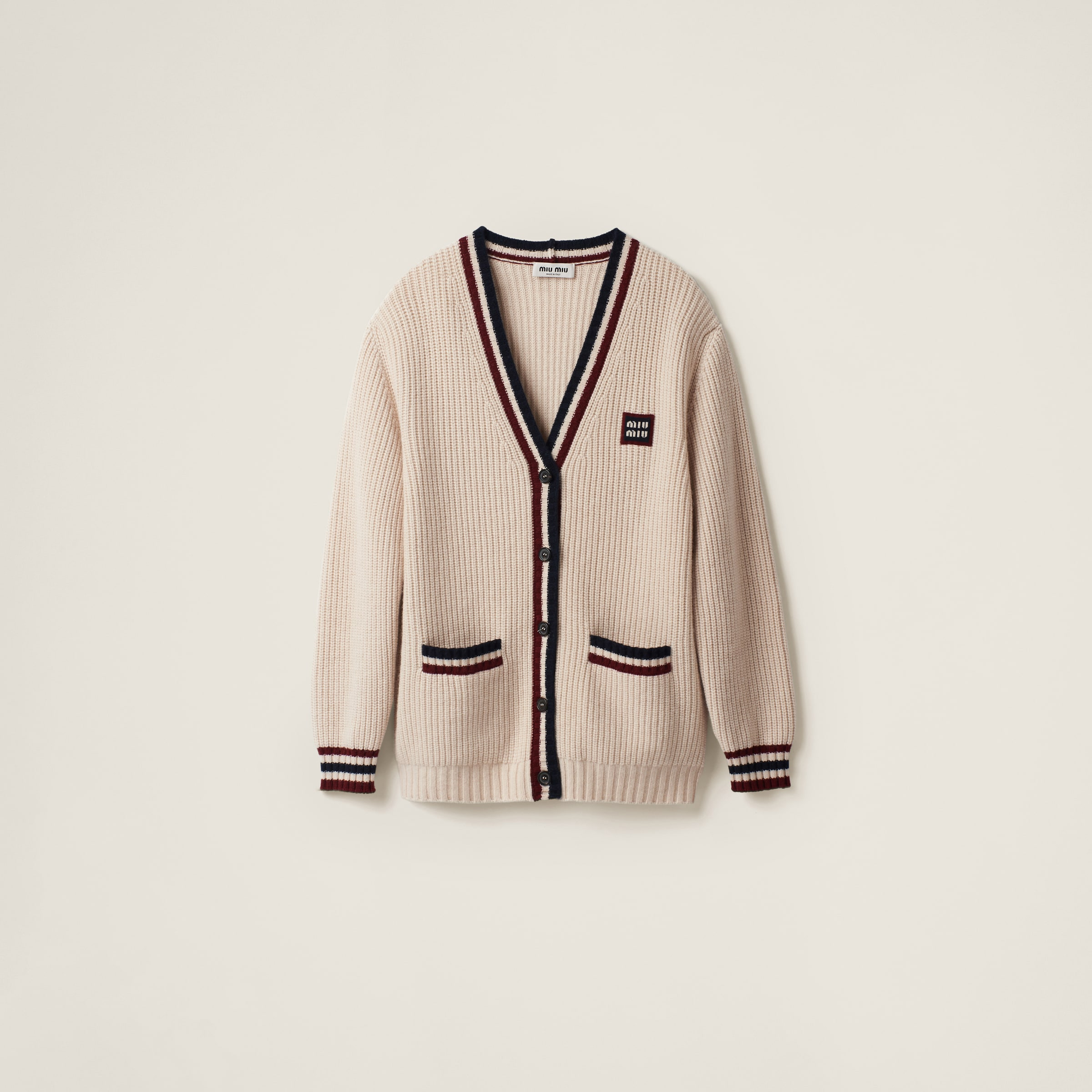 Cashmere knit cardigan - 1
