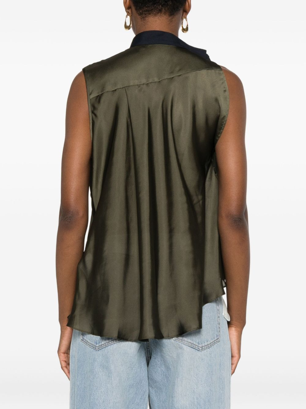 pocket ruffled top - 4