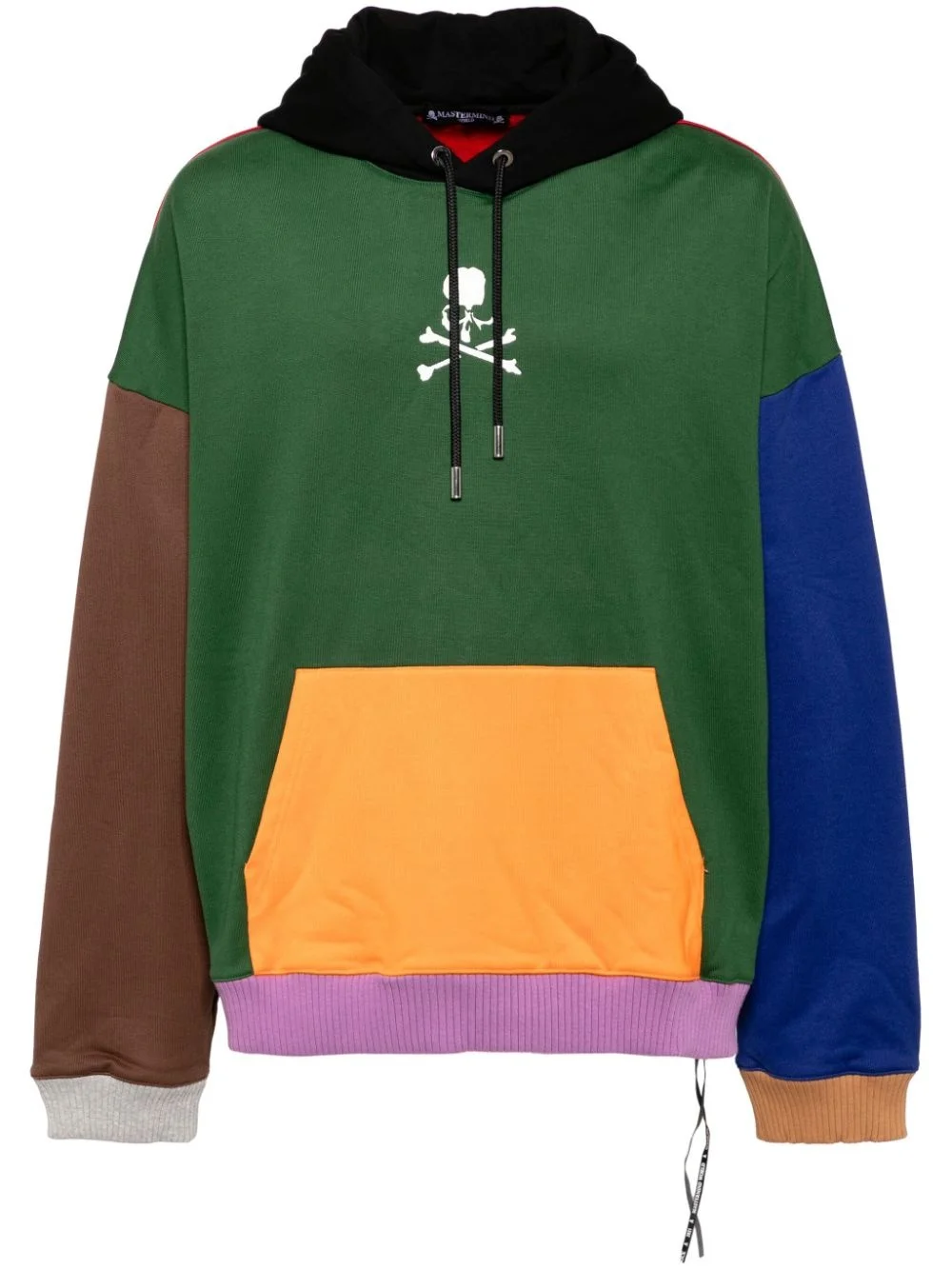 embroidered logo hoodie - 1