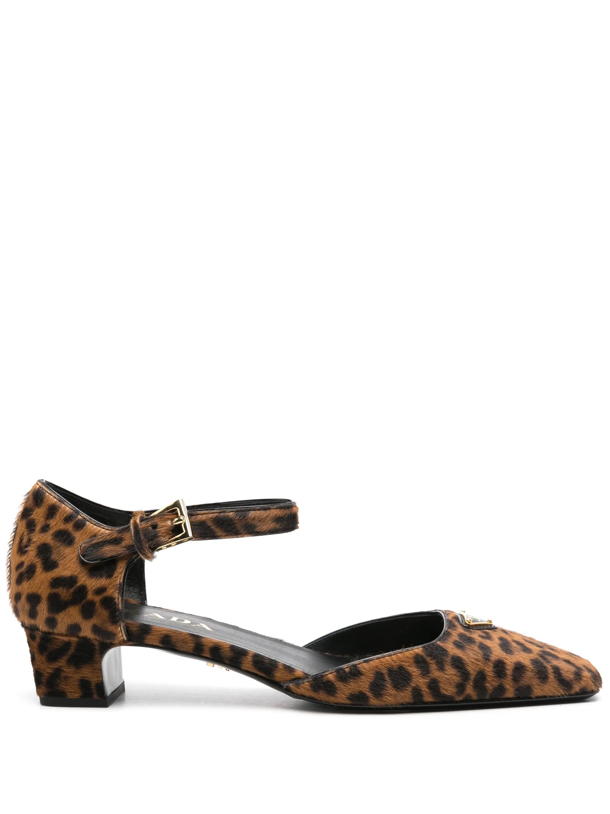 35mm Leopard-print Pumps - 1