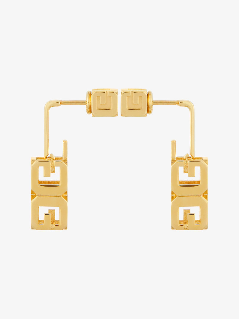 G CUBE EARRINGS IN METAL 6