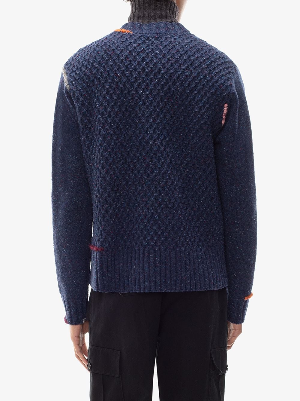 crew neck knitted jumper - 4