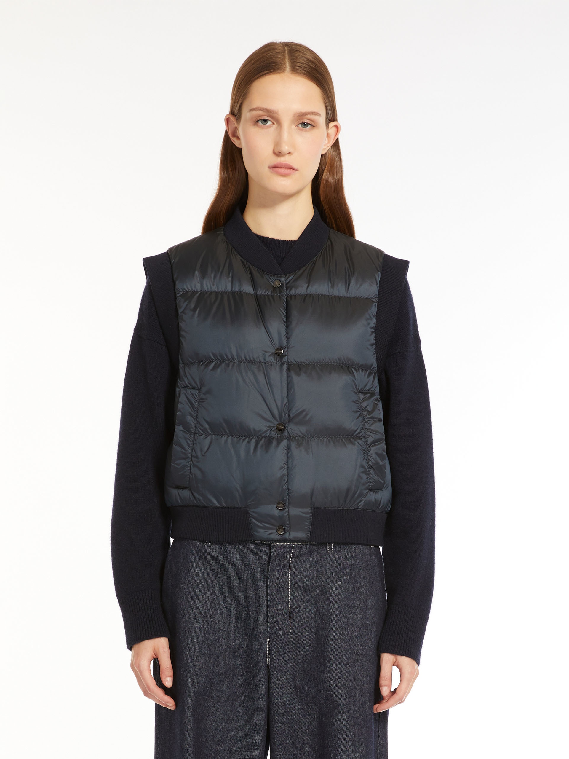 ASOFT Water-resistant technical canvas cropped gilet - 3