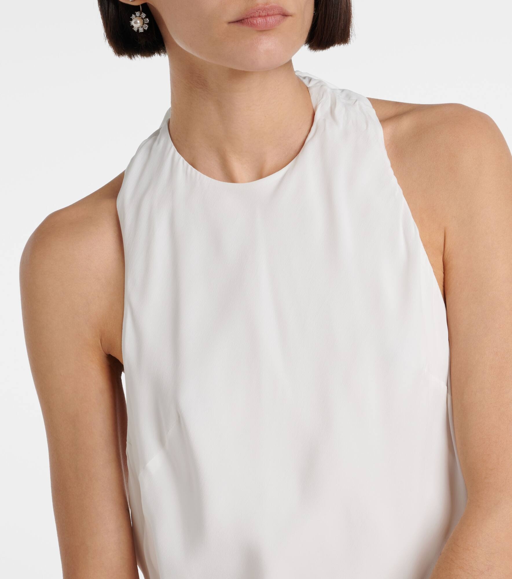 Bow-detail open-back gown - 4
