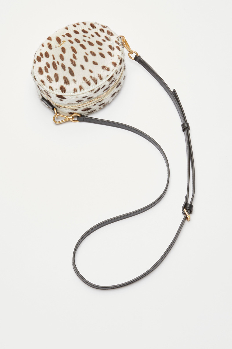 TAMBURELLO SHOULDER BAG WITH ANIMALIER EFFECT 3