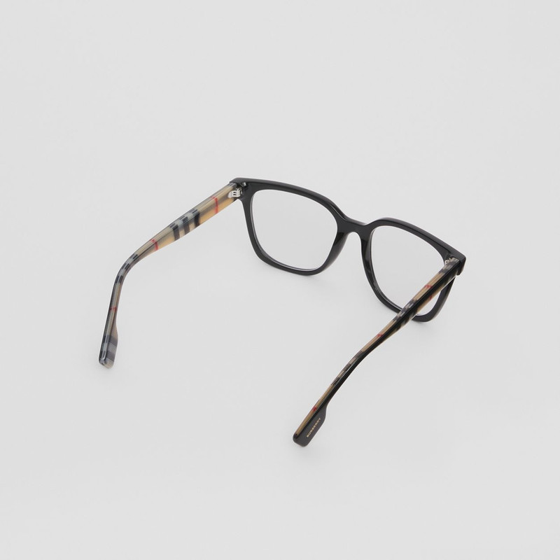 Vintage Check Bio-acetate Square Optical Frames 5