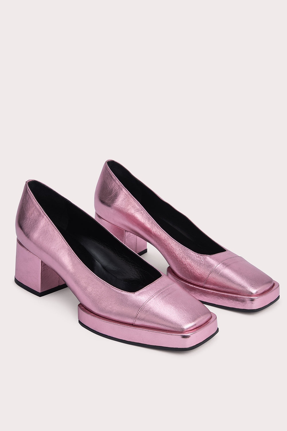 Sava Pink Metallic Leather - 3