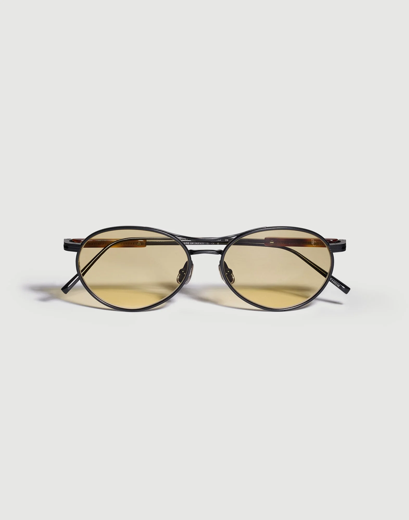 Oval titanium sunglasses - 1