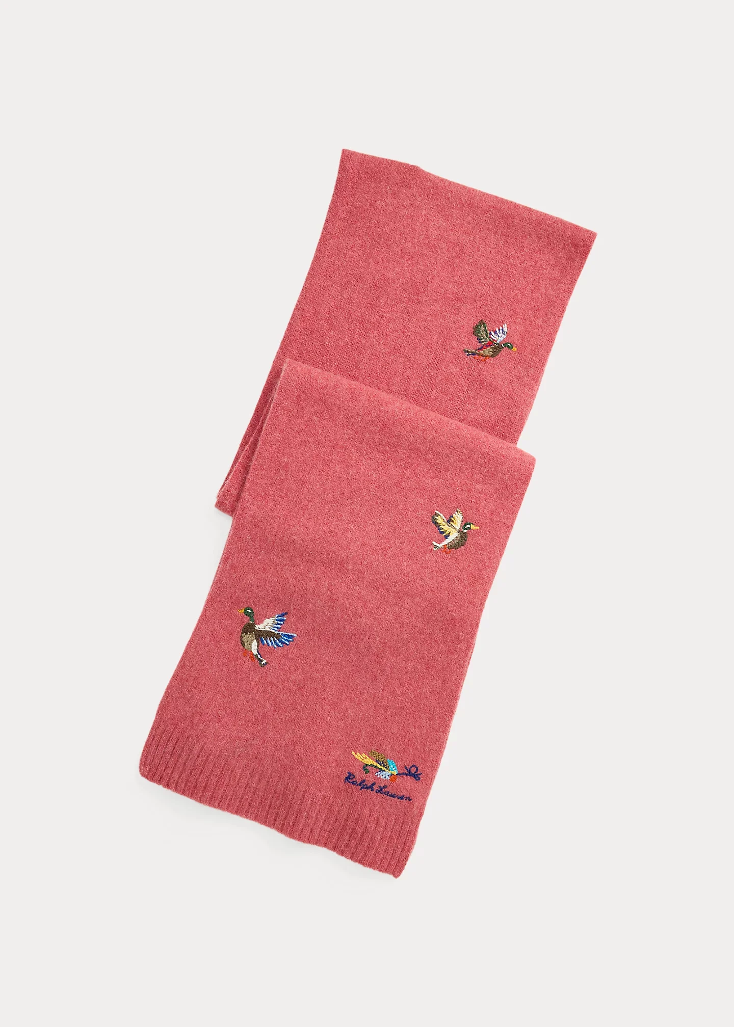 Embroidered Wool-Alpaca Scarf - 1