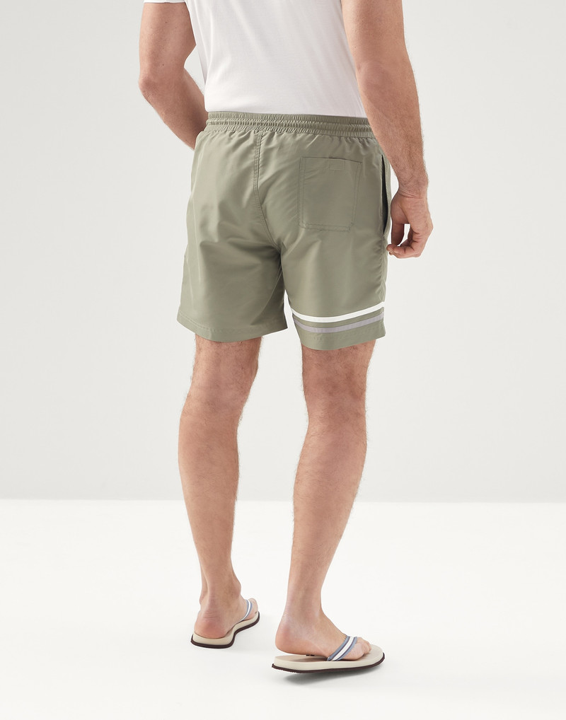 Brunello Cucinelli Swim shorts with stripe details outlook