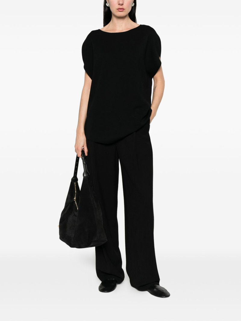 Allude boat-neck blouse outlook