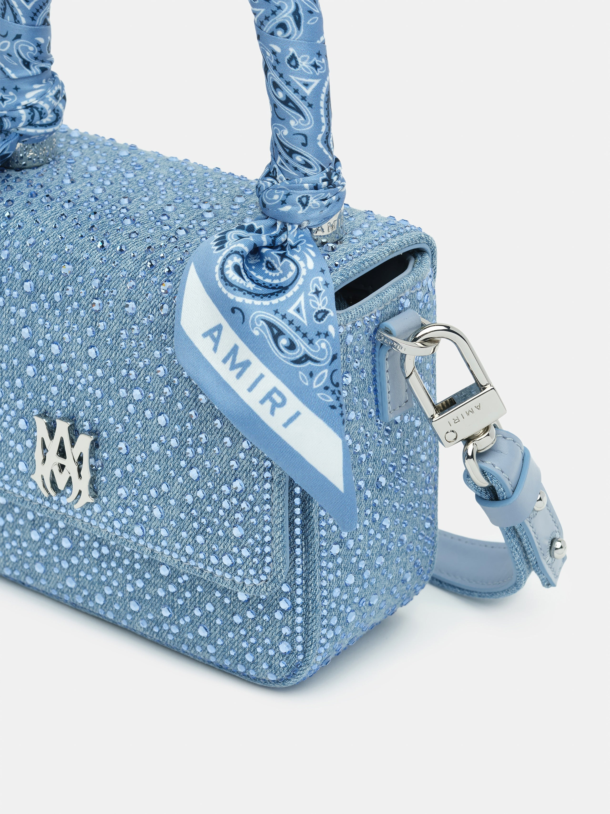 CRYSTAL DENIM MICRO MA BAG - 5