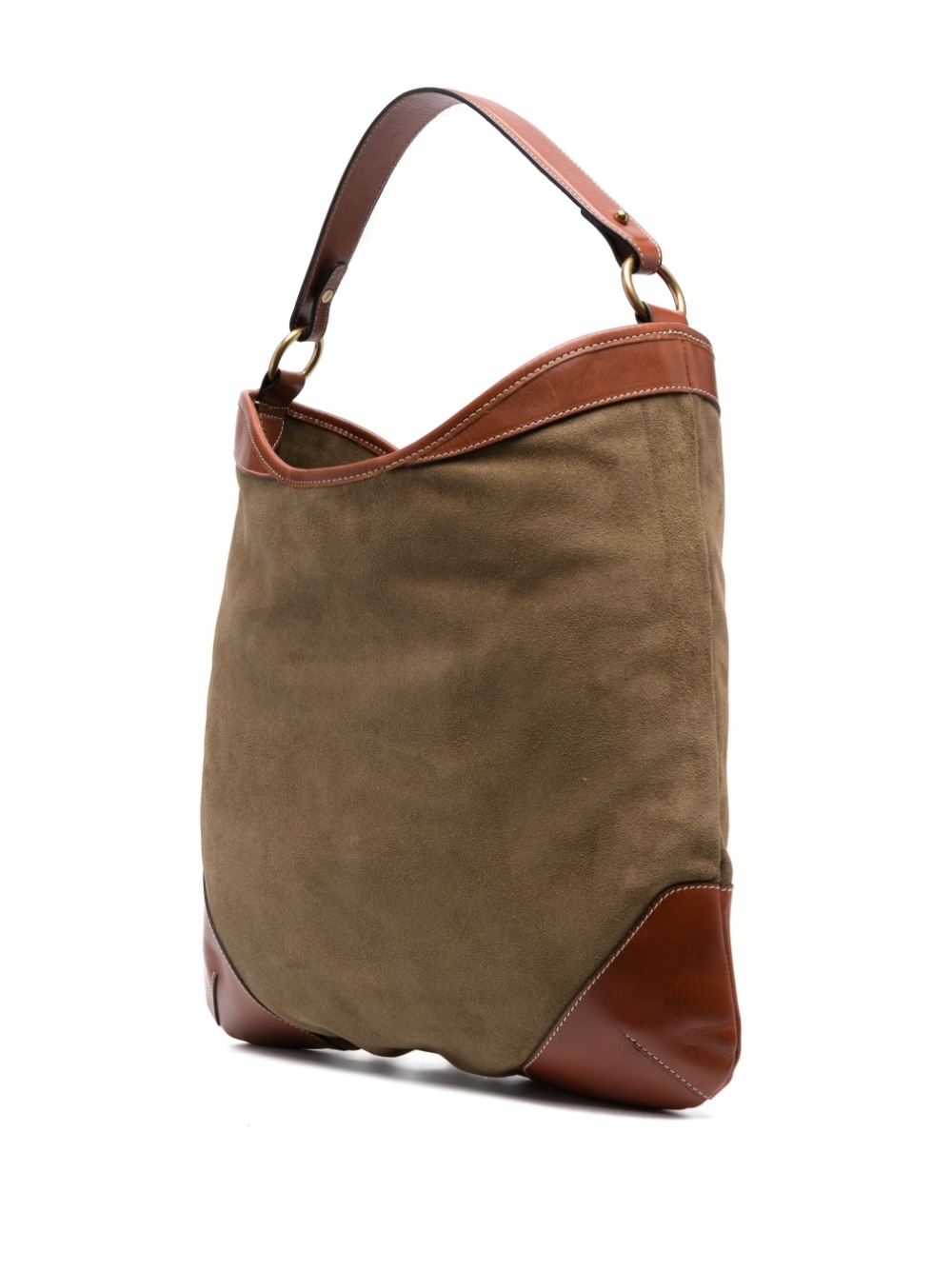 suede-finish leather tote bag - 3