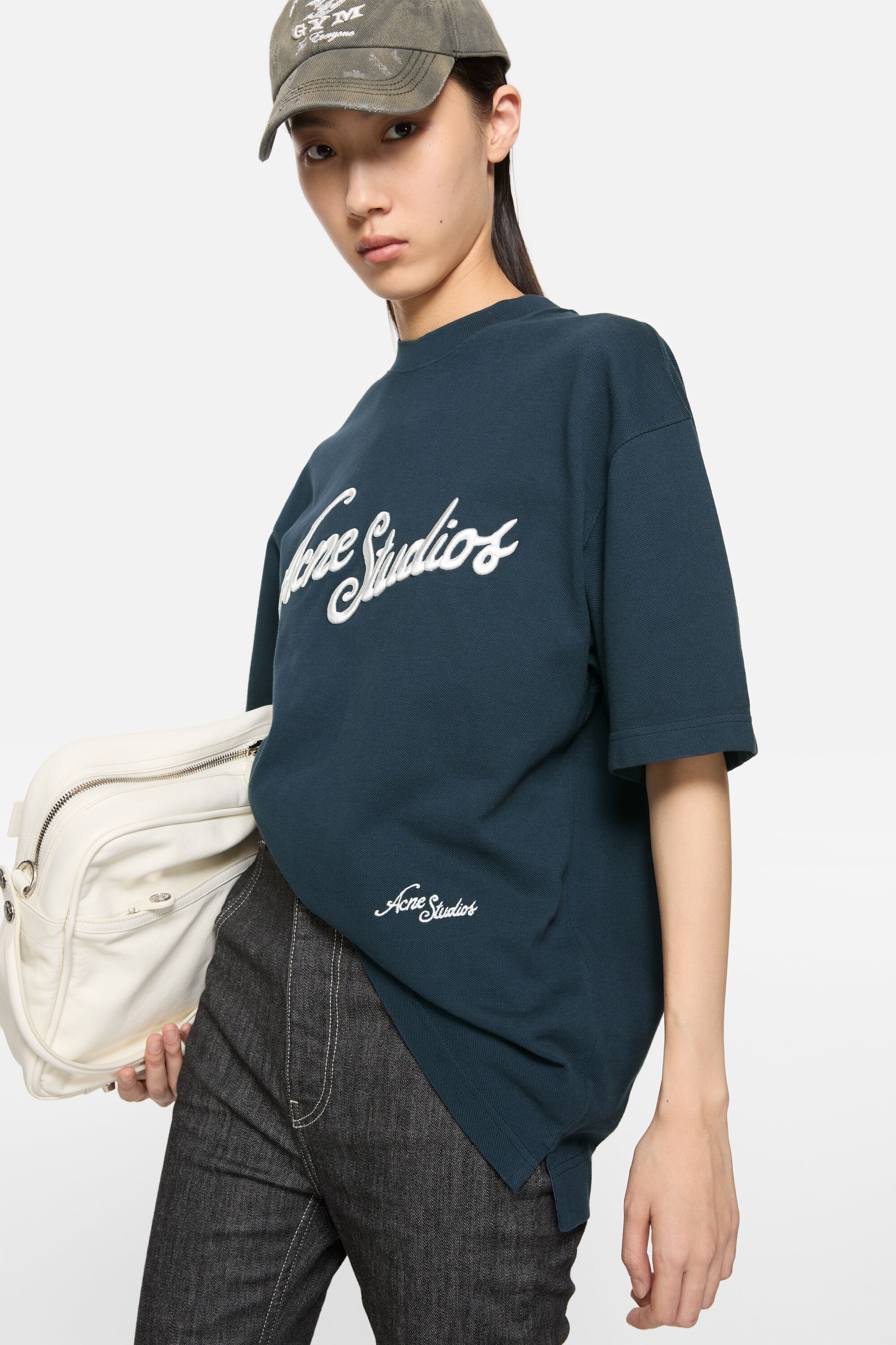 Logo t-shirt - Relaxed fit - Deep blue - 4