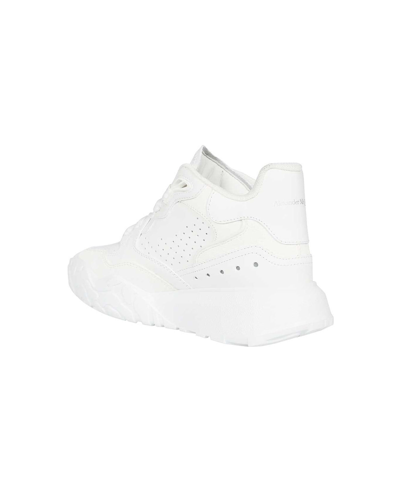 Suede Mid-top Sneakers - 3