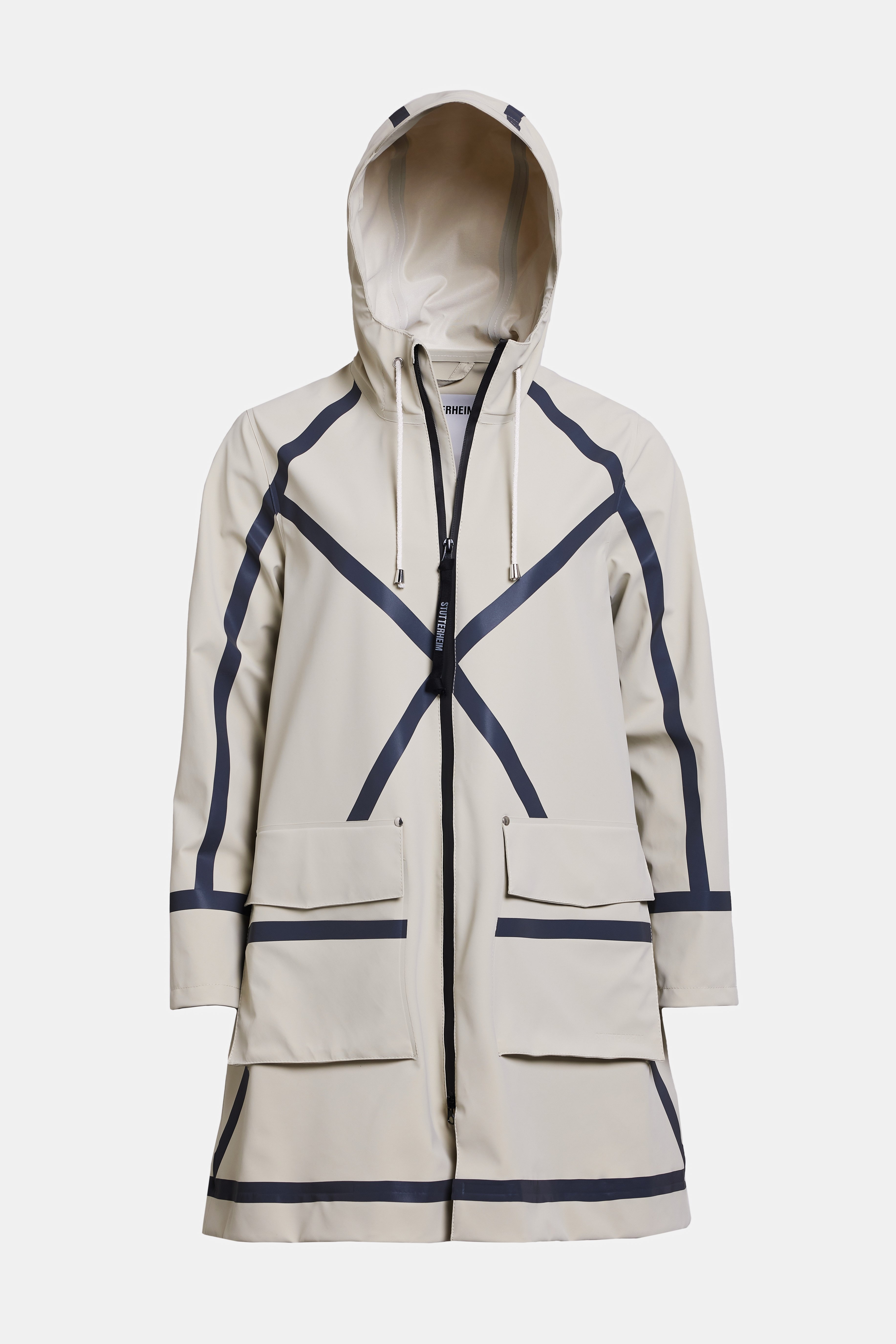Mosebacke Tape Matte Raincoat Pelican - 6