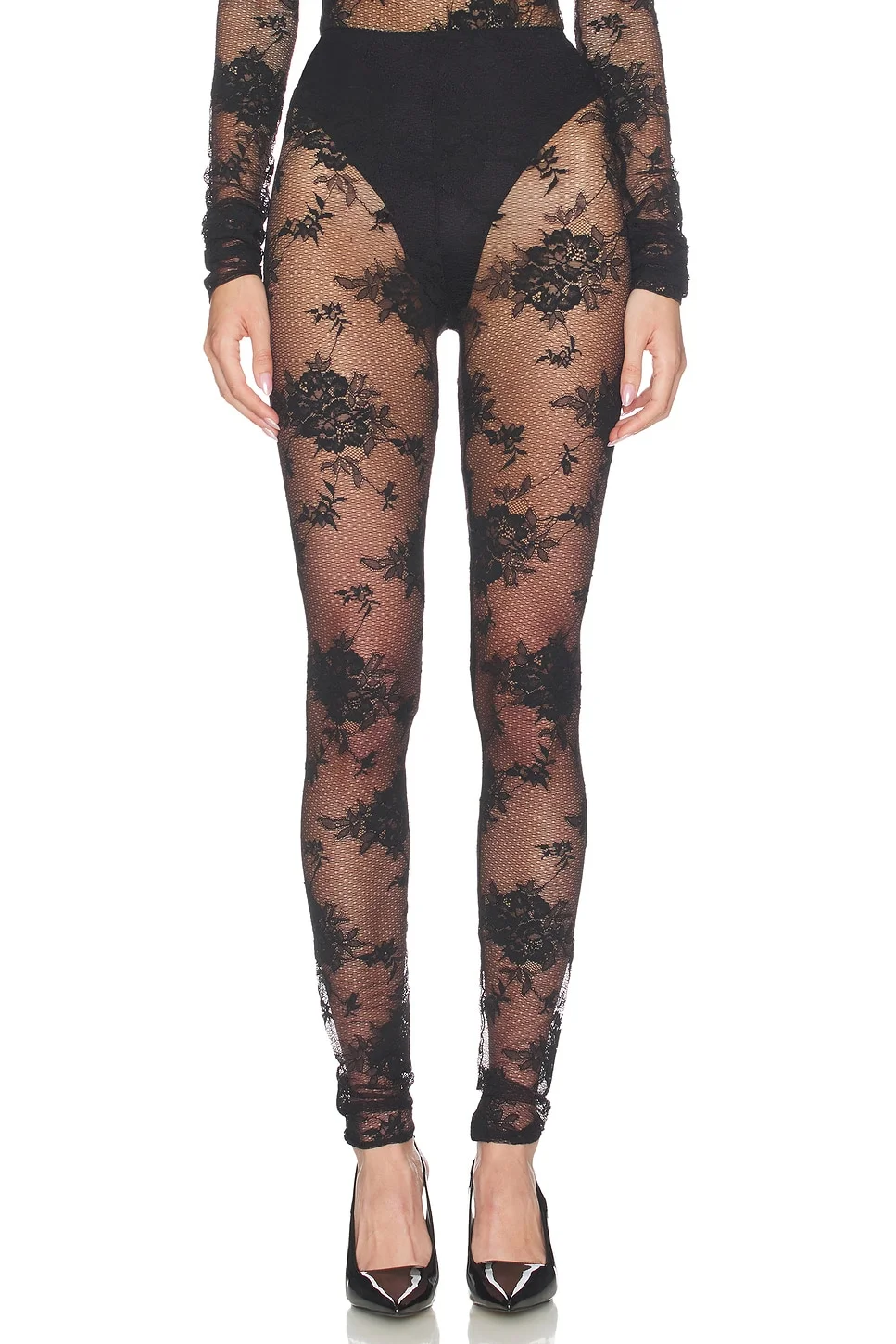 Zillah Lace Leggings - 1