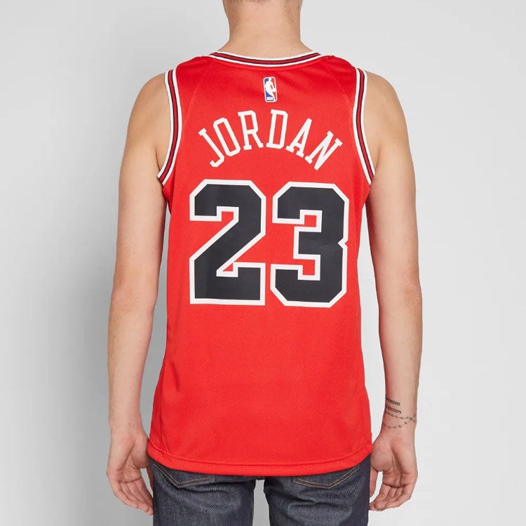 Jordan Nike NBA Icon Edition Swingman Jersey Chicago Bulls No. 23 Michael Jordan AO2915 657 REVERSIBLE