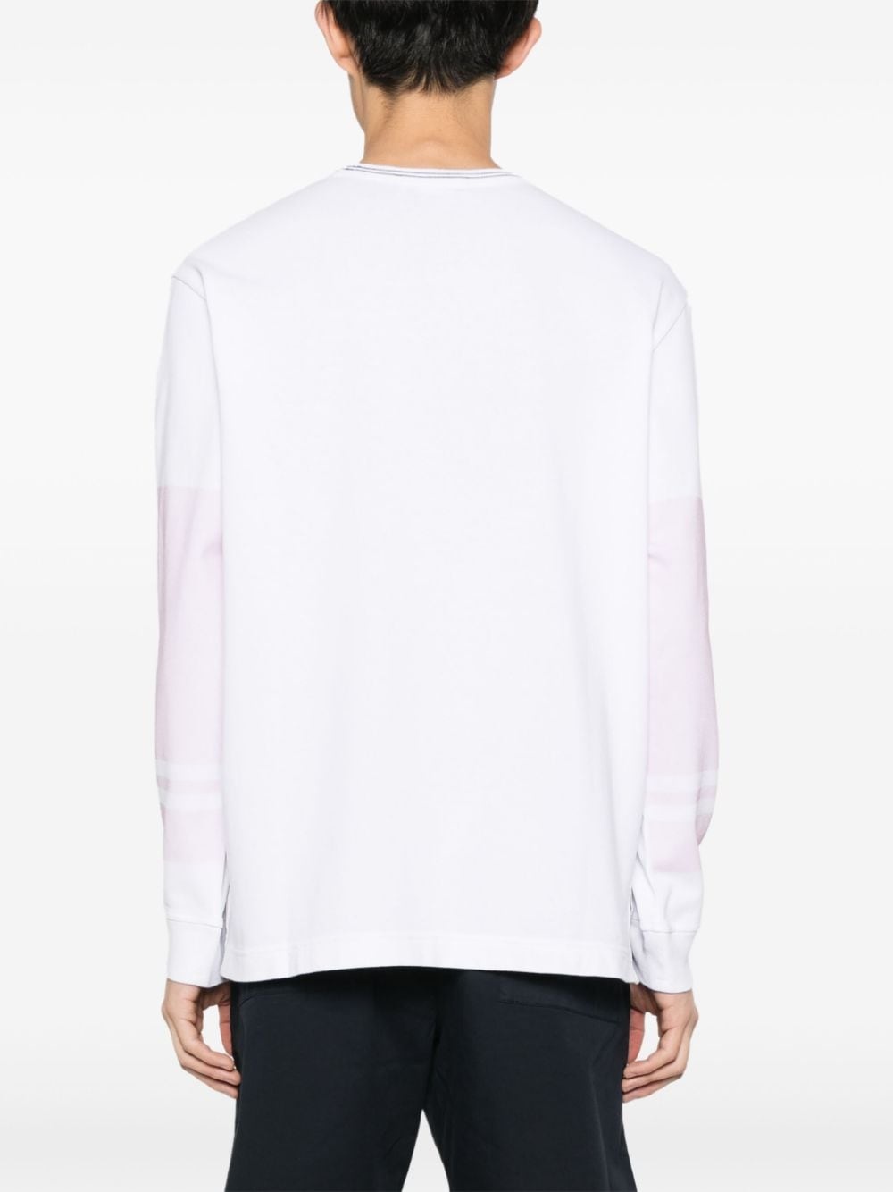 logo-print cotton sweatshirt - 4