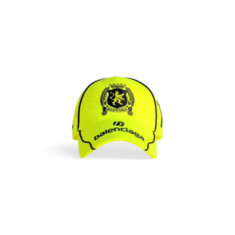 Paris Soccer Cap in Neon Yellow 1