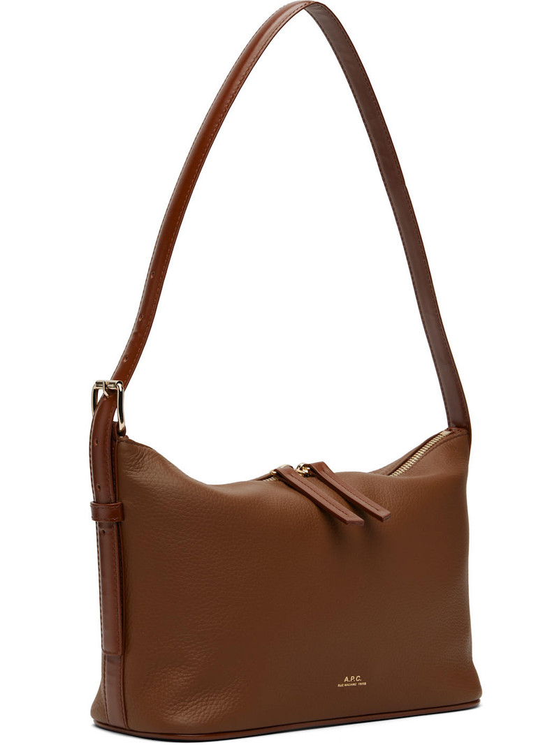 A.P.C. Tan Vera Shoulder Bag outlook