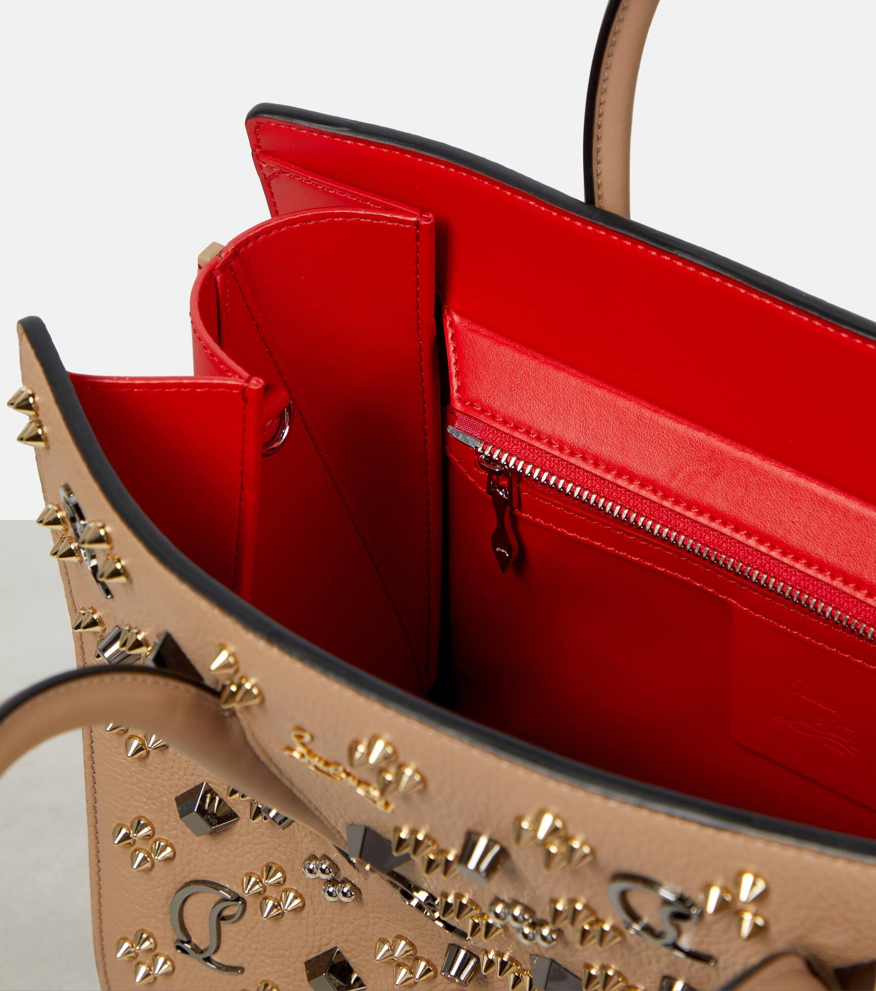 Paloma Medium embellished leather tote bag - 3