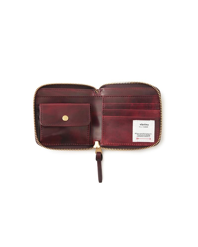 LEATHER BI-FOLD (CORDOVAN) DK.BROWN - 5