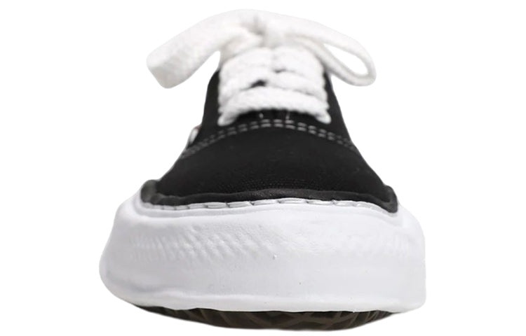 Maison MIHARA YASUHIRO BAKER OG Sole Canvas Low-top Sneaker 'Black' A02FW704-BLK - 4