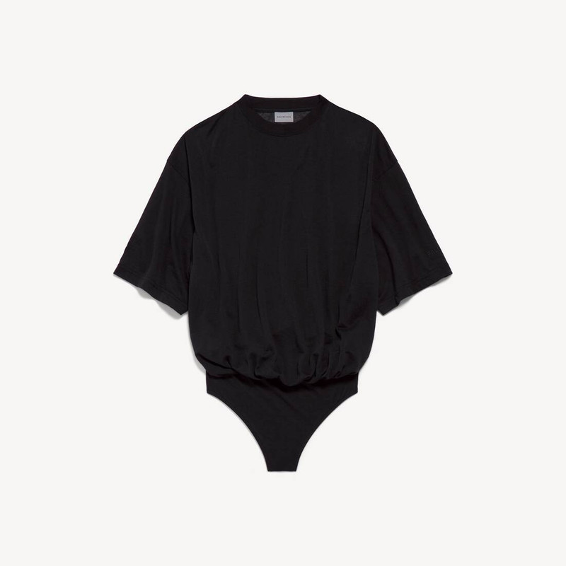 Women's Oversized T-shirt Body in Black 1