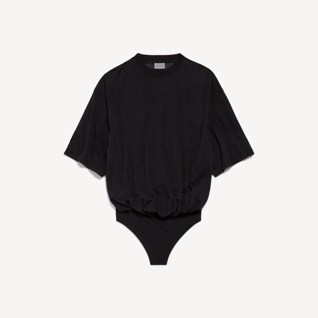 Women's Oversized T-shirt Body in Black - 1