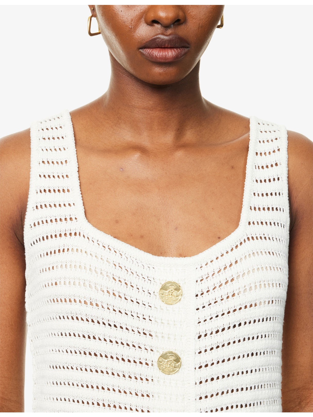 Siflaq Crochet Linen Mini Dress - 5