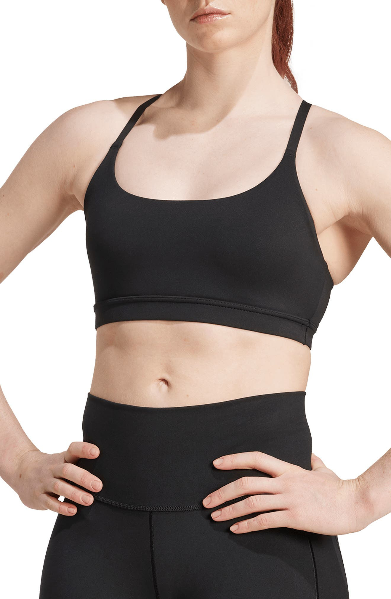 adidas All Me Sports Bra in Black at Nordstrom - 1