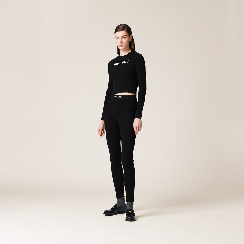 Miu Miu Viscose pants outlook