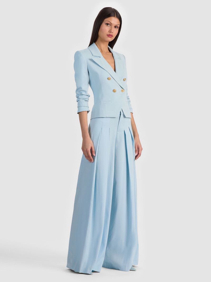 SABLE DOUBLE BREASTED CROPPED BLAZER 6