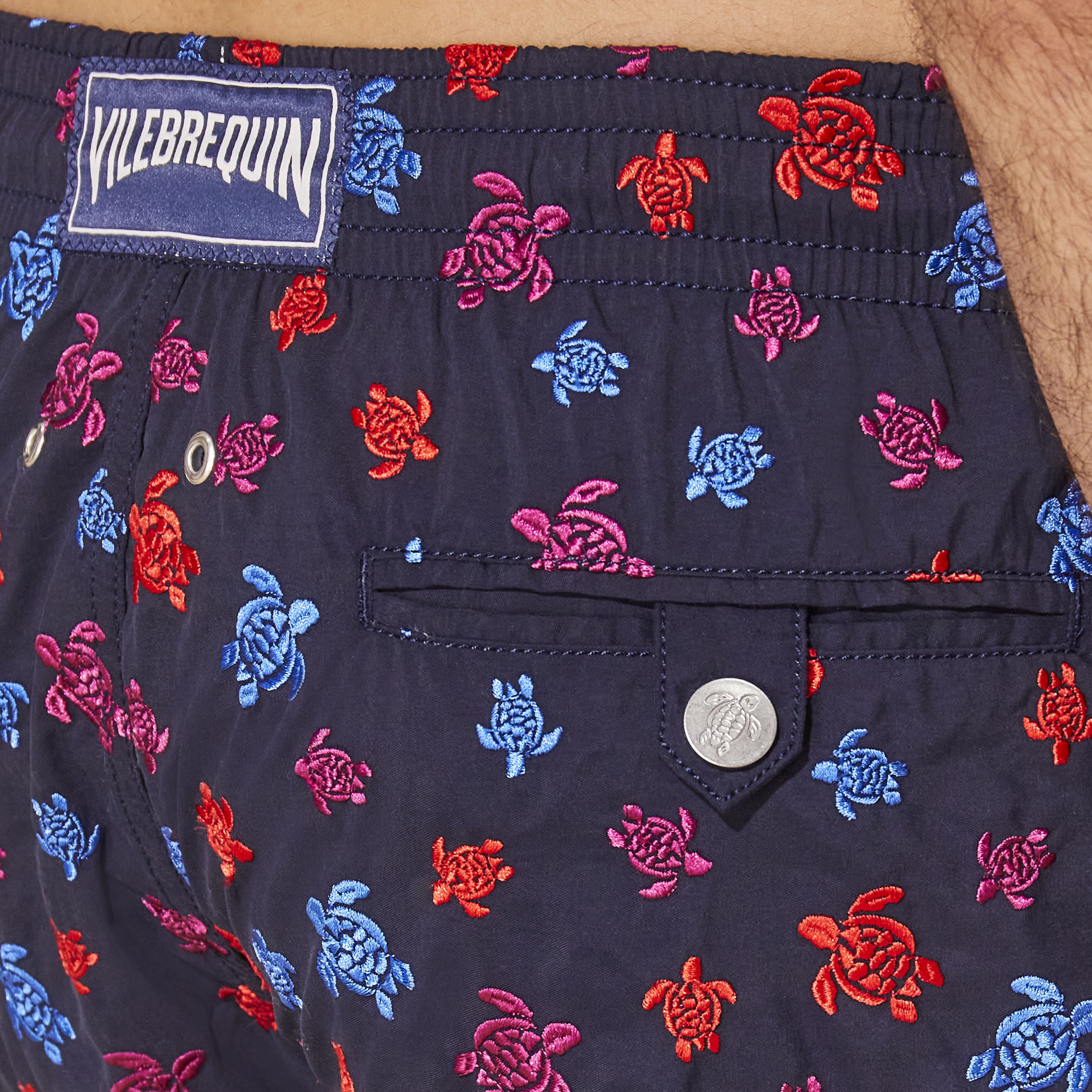 Men Swim Trunks Embroidered Ronde des Tortues - Limited Edition - 6