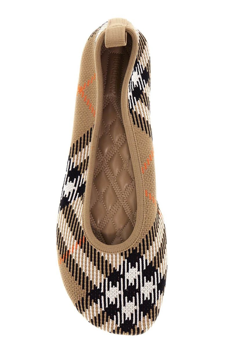 Burberry Baby Checkered Ballet Flats - 2