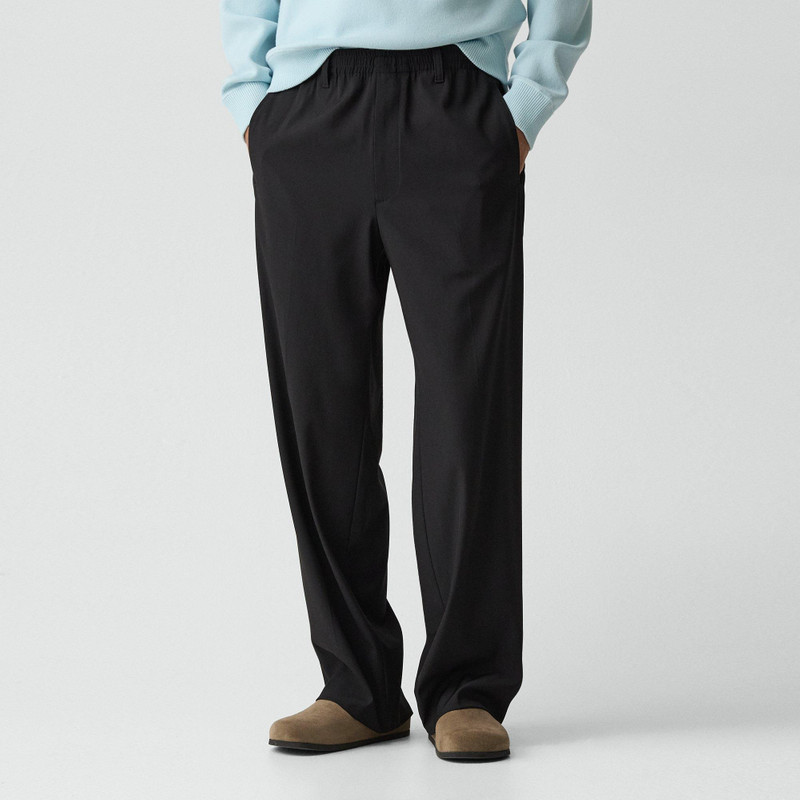 Relaxed Pull-On Pant in Stretch Wool 5