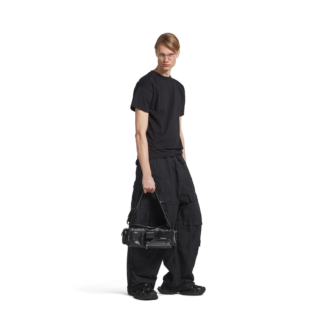 Superbusy Small Sling Bag  in Black - 5