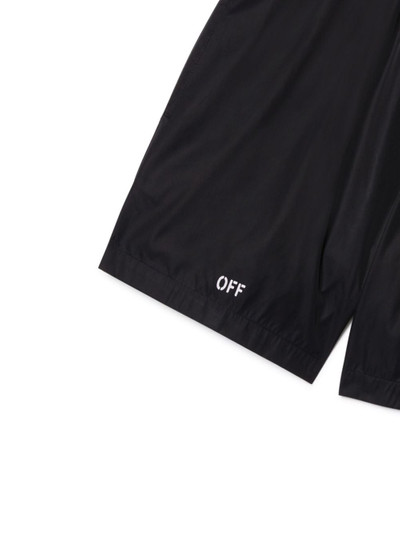 Off-White logo-print swim shorts outlook