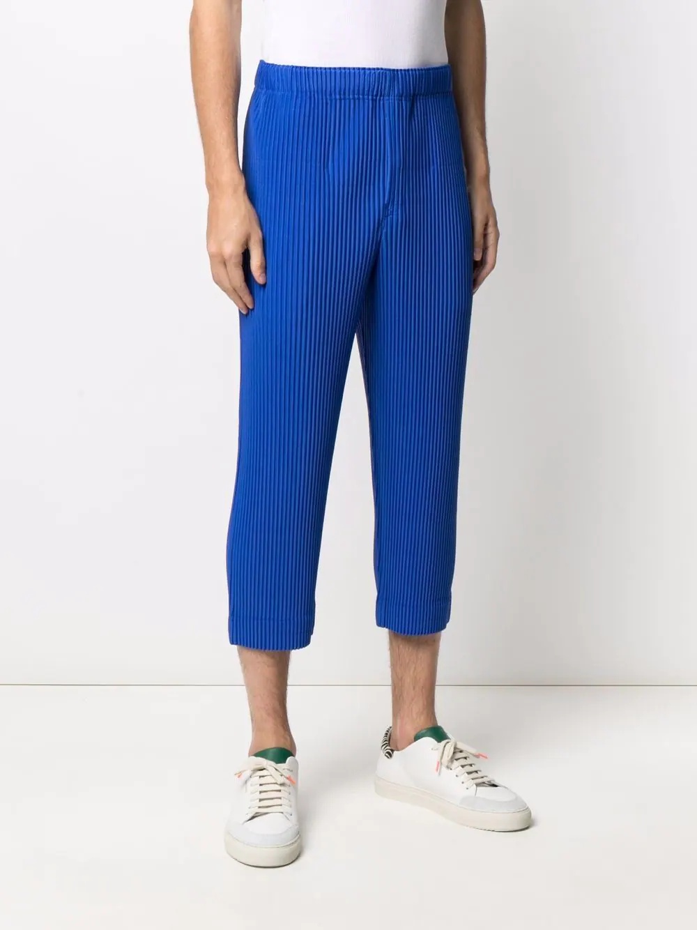 pleated cropped trousers - 3