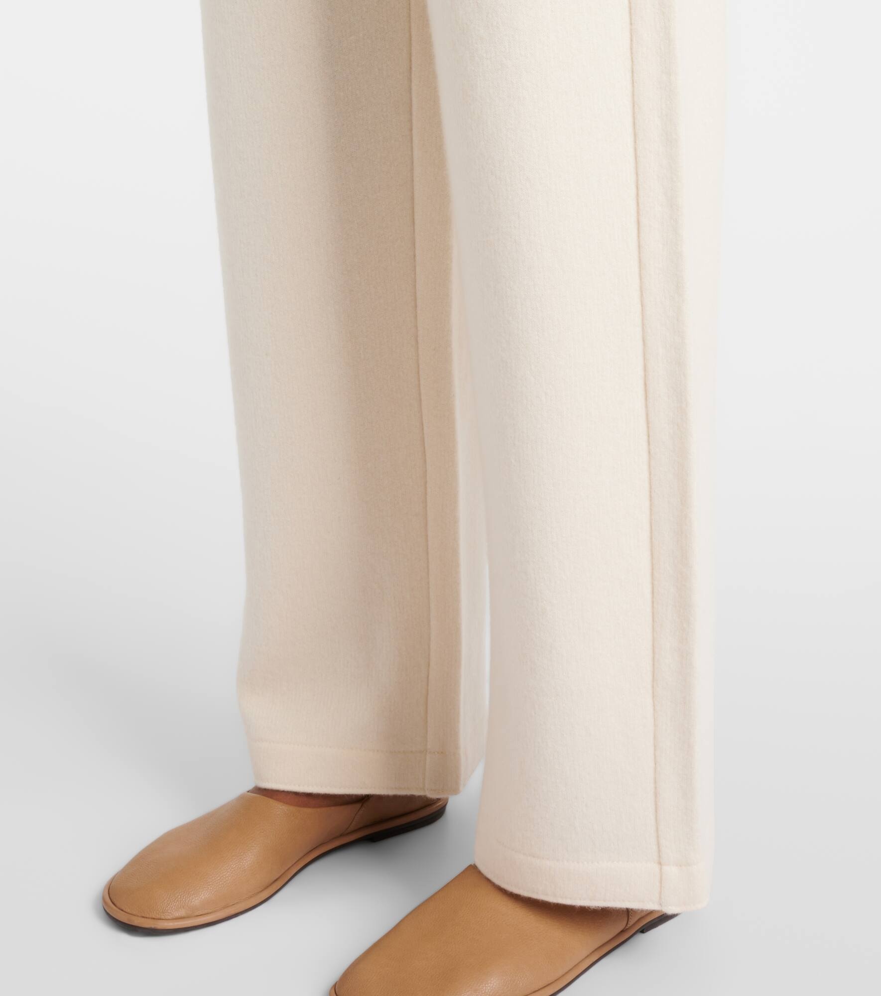 Arca cashmere and wool wide-leg pants - 4