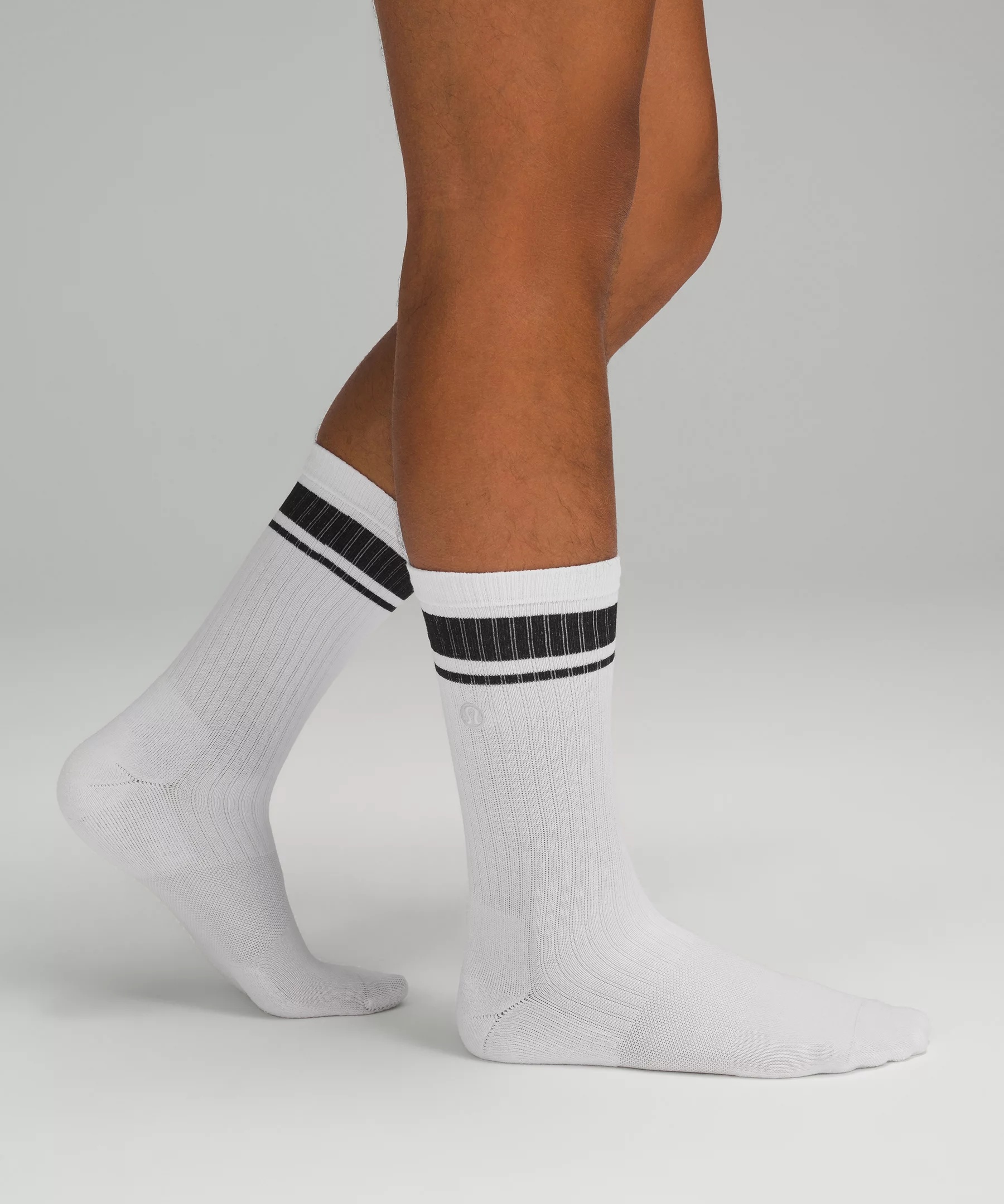 Men's Daily Stride Ribbed Comfort Crew Socks - 4