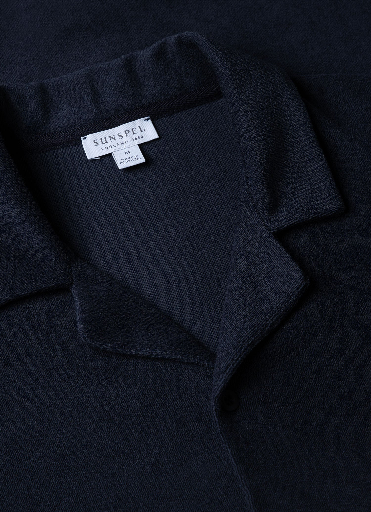 Towelling Camp Collar Shirt - 4