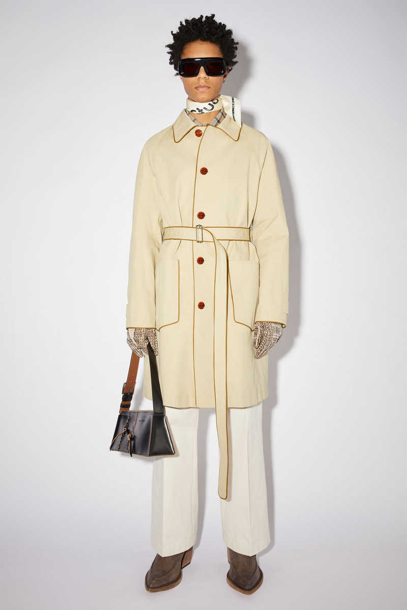 Acne Studios Belted trench coat - Beige outlook