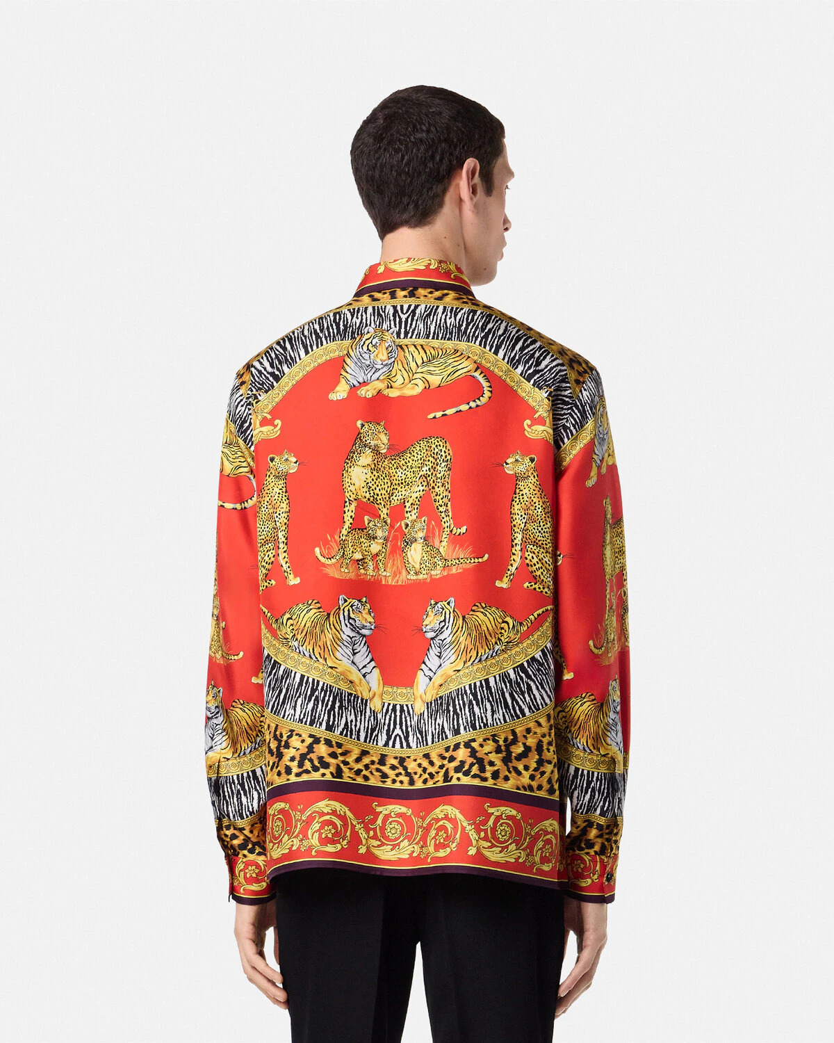 Wild Cats Silk Shirt - 5