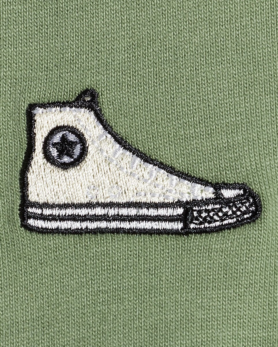 Go-To Loose Fit Sneaker Patch T-Shirt - 2