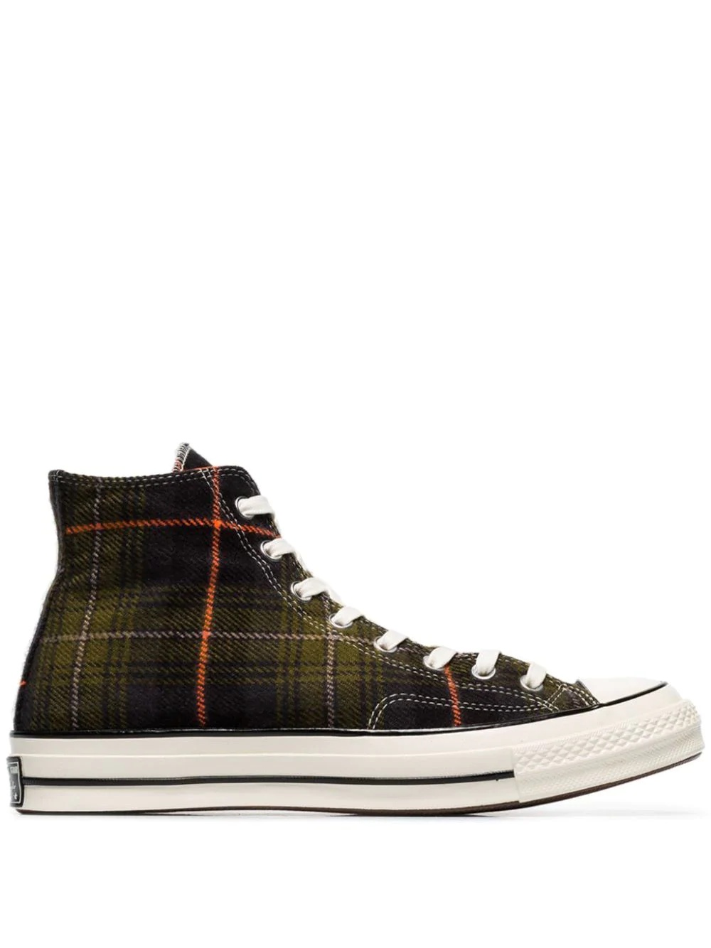 Chuck 70 Classic Hi-Top Plaid Sneakers - 1