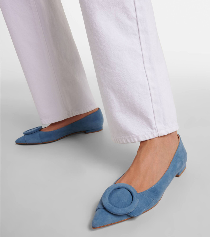 Venezia suede ballet flats 7